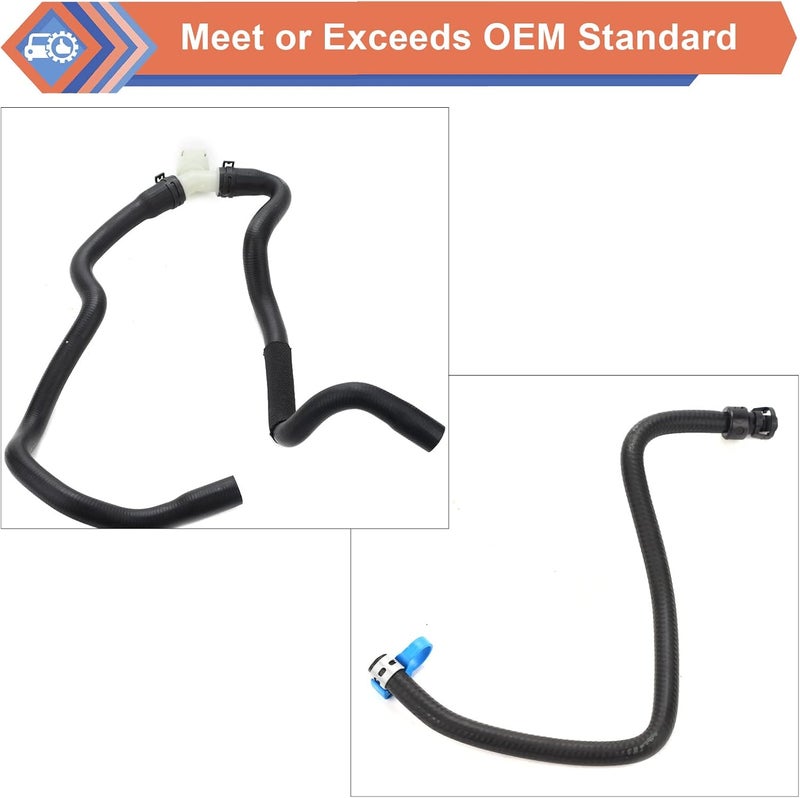 ZONFANT 6 Pcs Engine Radiator Coolant & Heater Hose Set With PCV Pipe & Inlet Compatible With Chevy Vehicle 2011-2016 Cruze 1.4L, Replace#13251447 13251435 13291779 94543097 25193343 55596898 - Image 4